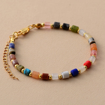 Pulsera Bohemia de Piedras Naturales – Un Toque Único de Energía y Estilo