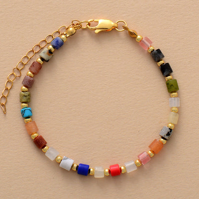 Pulsera Bohemia de Piedras Naturales – Un Toque Único de Energía y Estilo