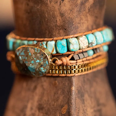 Pulsera Calmante de Turquesa – Serenidad y Protección Siempre Contigo