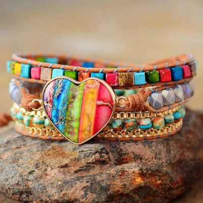 Pulsera Corazón 7 Chakras