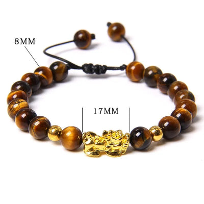 Pulsera Feng Shui Ojo de Tigre
