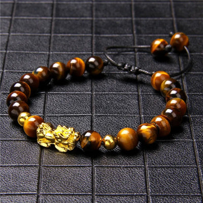 Pulsera Feng Shui Ojo de Tigre