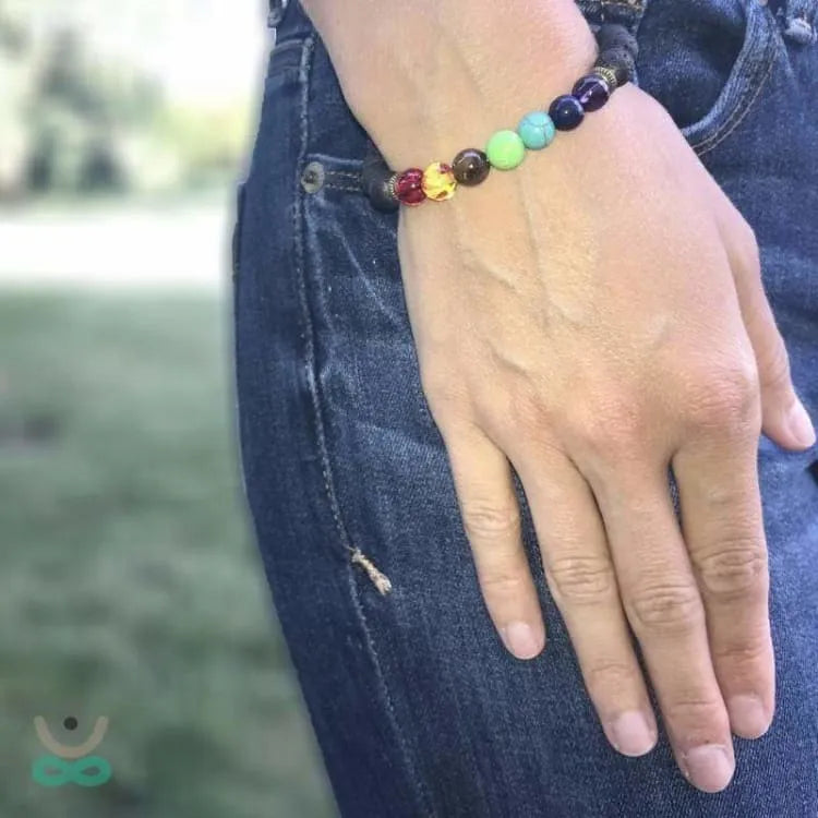 Pulsera Gaya de los 7 Chakras – Equilibrio y Energía Positiva
