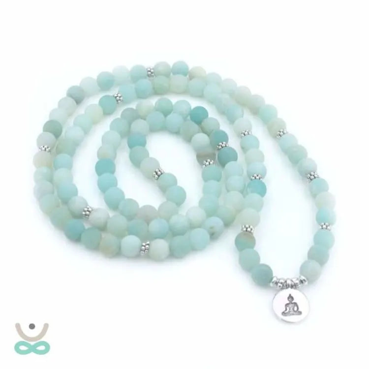 Pulsera Mala en piedra natural de larimar