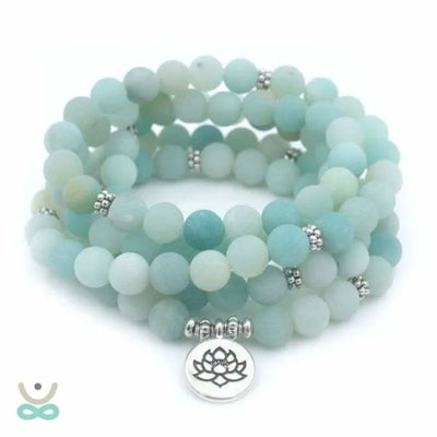 Pulsera Mala en piedra natural de larimar