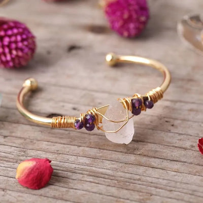 Pulsera 'Montaña de Cristal de Roca'