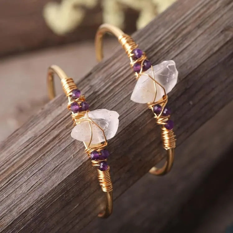 Pulsera 'Montaña de Cristal de Roca'