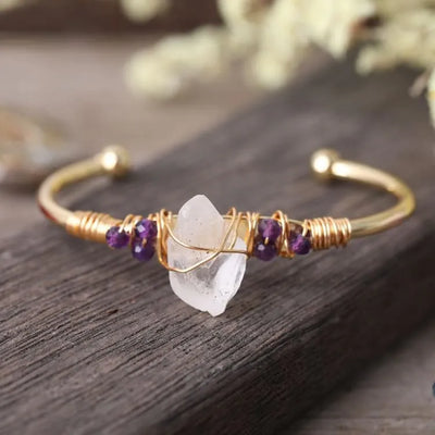 Pulsera 'Montaña de Cristal de Roca'