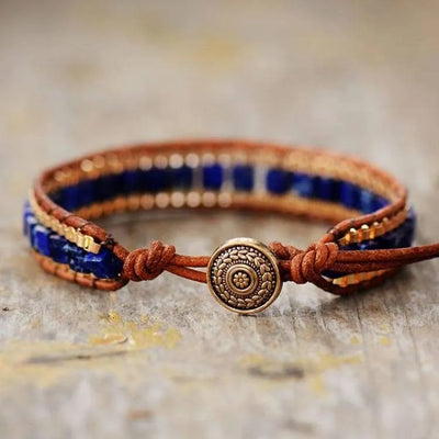 Pulsera 'Sueño' de Lapislázuli – Elegancia y Serenidad