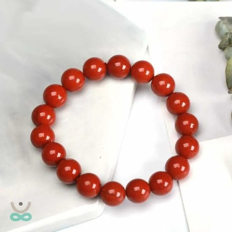 Pulsera "Vitalidad Telúrica" en Jaspe Rojo – Energía y Protección