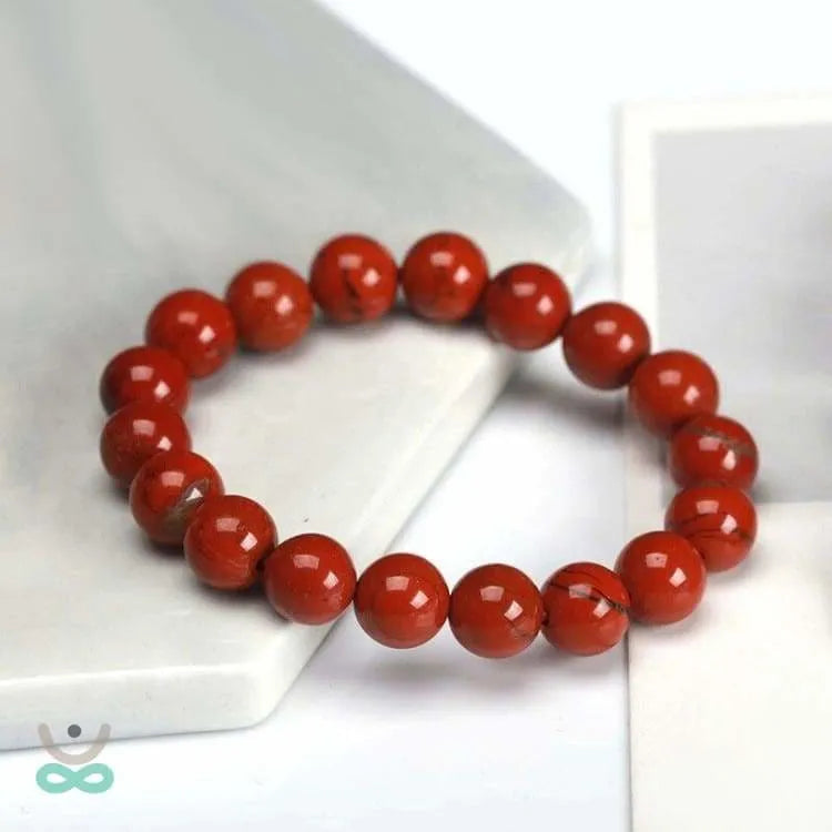 Pulsera "Vitalidad Telúrica" en Jaspe Rojo – Energía y Protección