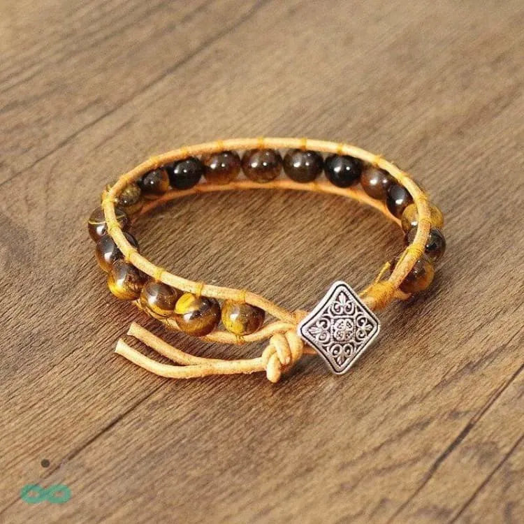 Pulsera ajustable de ojo de tigre
