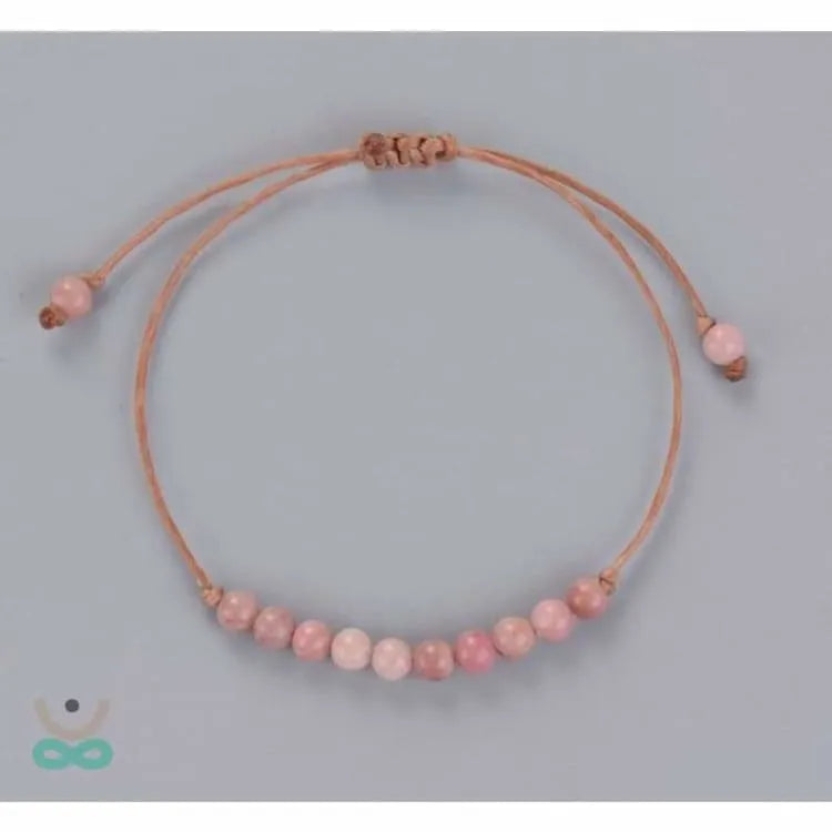 Pulsera ajustable de rodonita