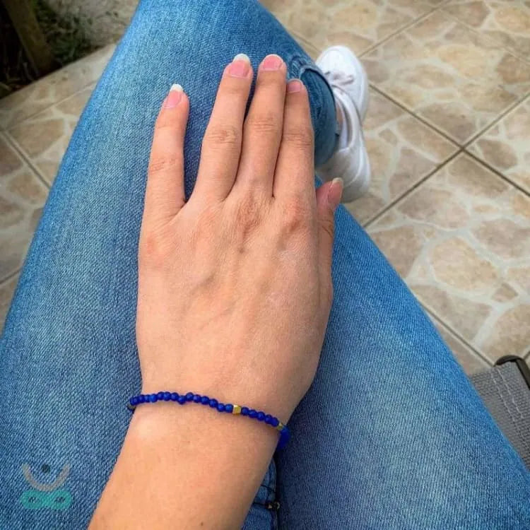 Pulsera ajustable en lapislázuli