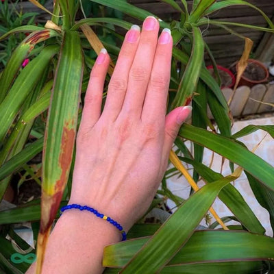 Pulsera ajustable en lapislázuli