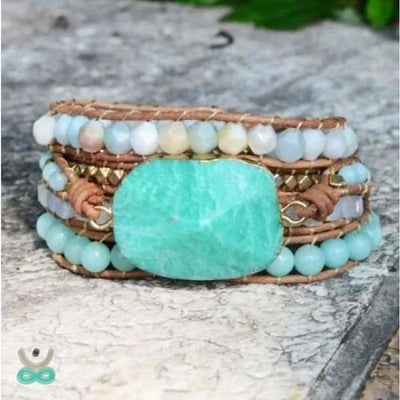 Pulsera "alegría" en amazonita