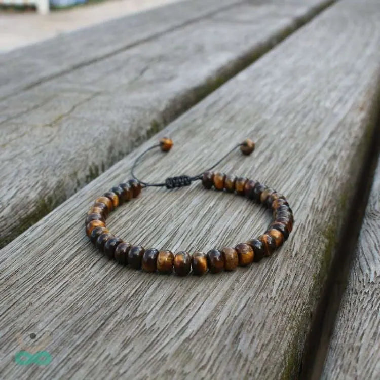 Pulsera "anclaje" ojo de tigre