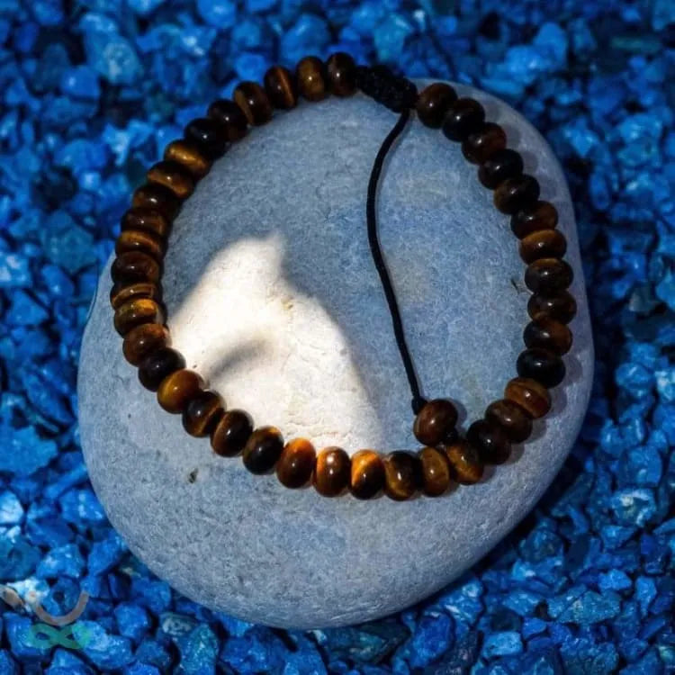 Pulsera "anclaje" ojo de tigre