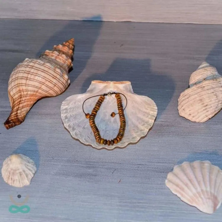 Pulsera "anclaje" ojo de tigre