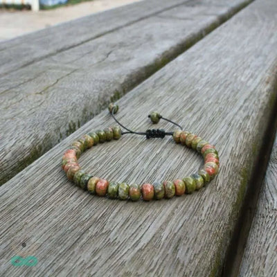 Pulsera "armonía" en unakite