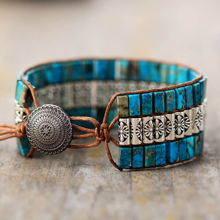 Pulsera artesanal con cuentas imperiales – Energía y estilo exclusivo