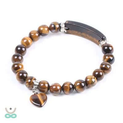 Pulsera bellus en ojo de tigre