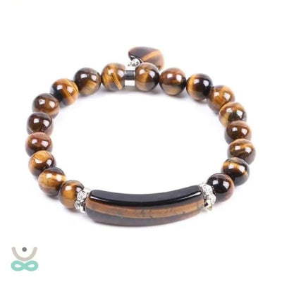 Pulsera bellus en ojo de tigre