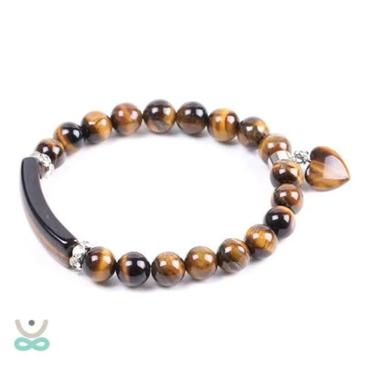 Pulsera bellus en ojo de tigre