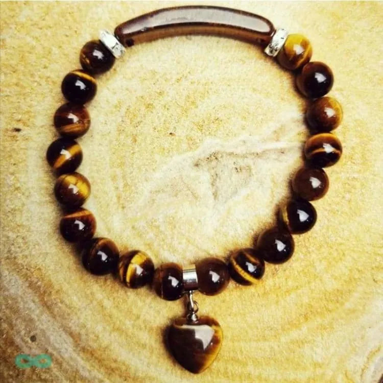 Pulsera bellus en ojo de tigre