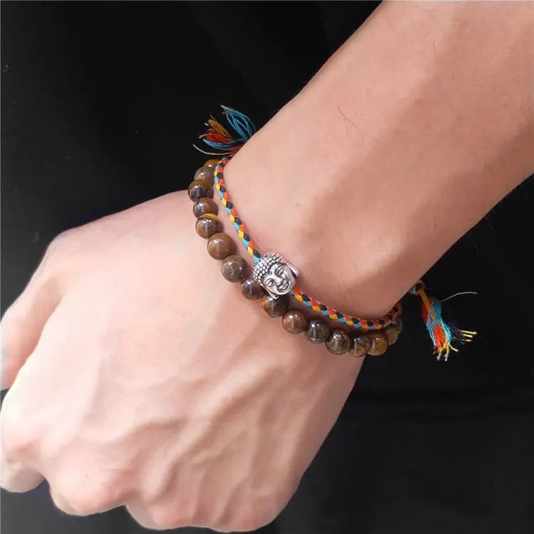 Pulsera budista de la suerte 2 piezas