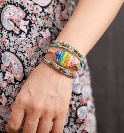 Pulsera curativa envolvente