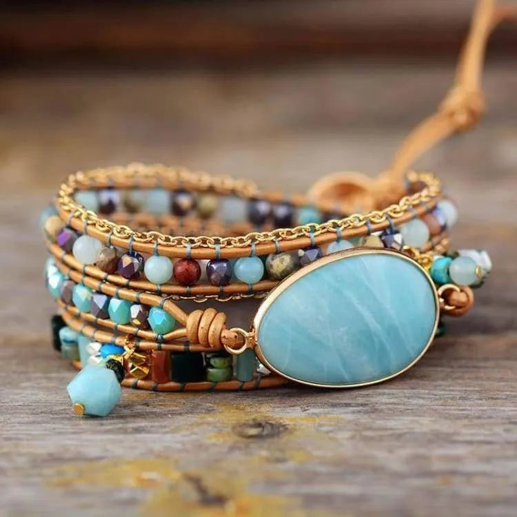 Pulsera de Amazonita