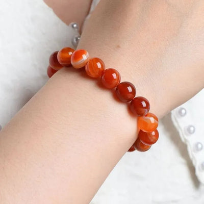 Pulsera de Cornalina – Belleza y Energía en Cada Perla