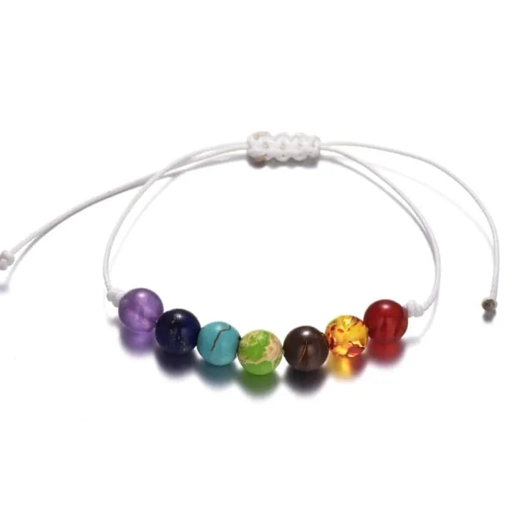Pulsera de Cuerda Ajustable 7 Chakras