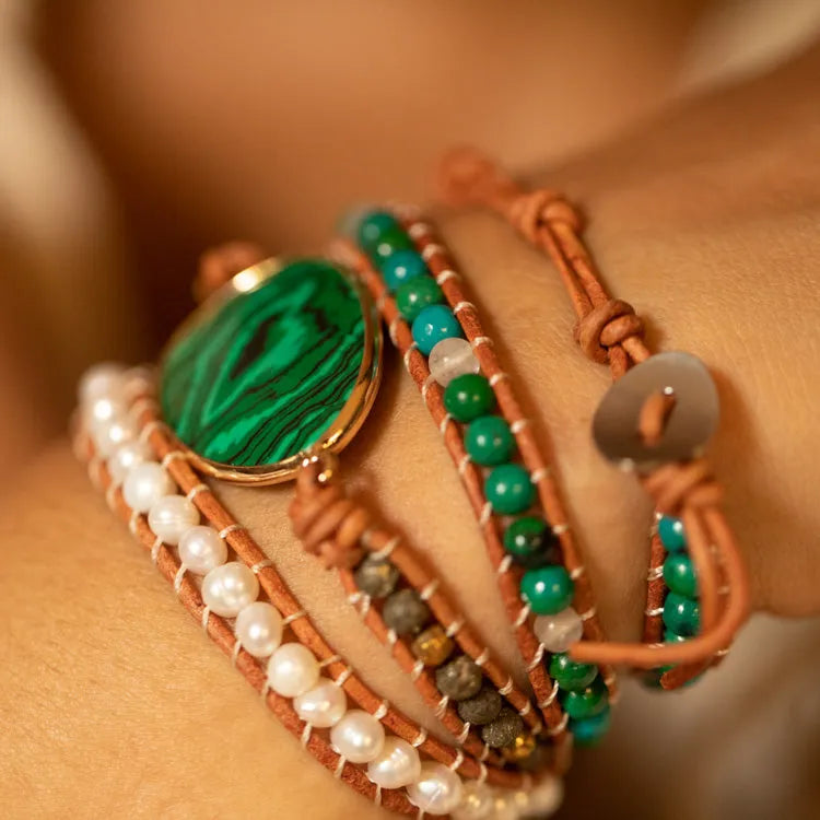 Pulsera de Malaquita – Energía, Equilibrio y Transformació