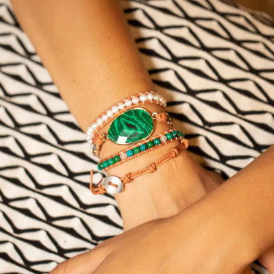 Pulsera de Malaquita – Energía, Equilibrio y Transformació