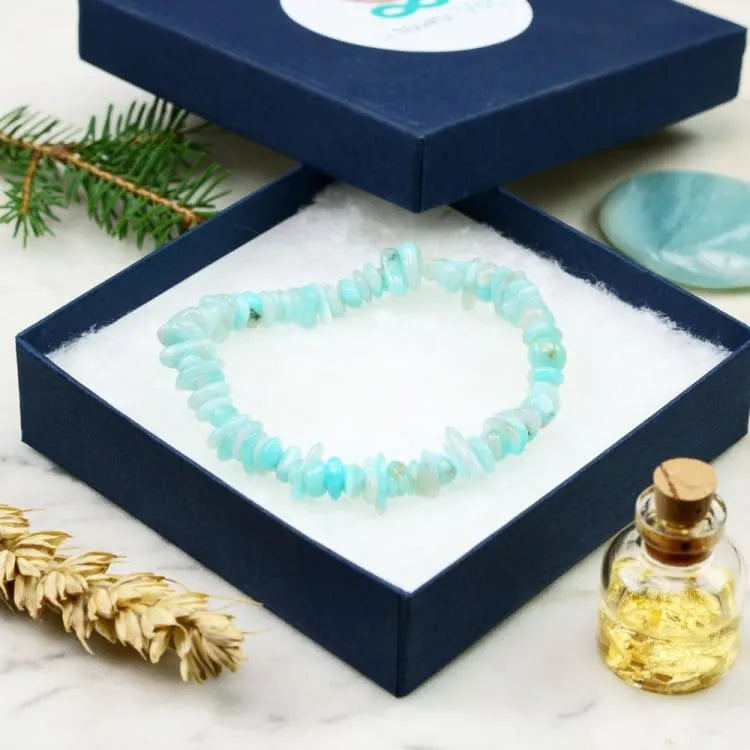 Pulsera de amazonita barroca