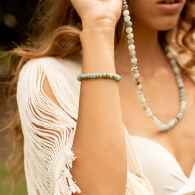 Pulsera de amazonita calmante