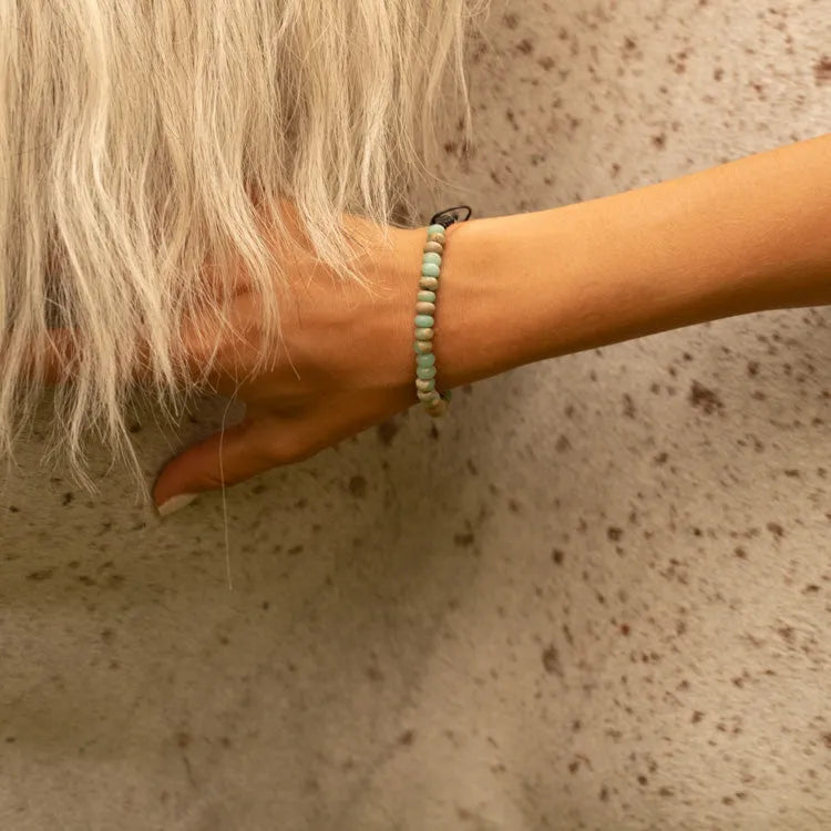 Pulsera de amazonita calmante
