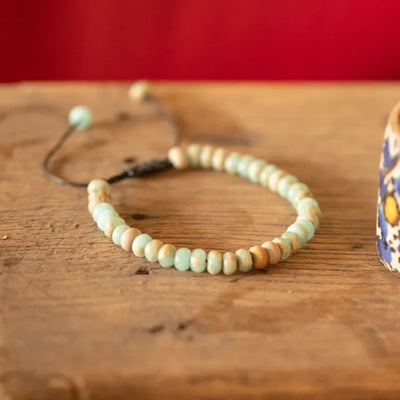 Pulsera de amazonita calmante