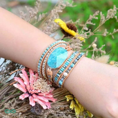 Pulsera de bienestar Amazonite