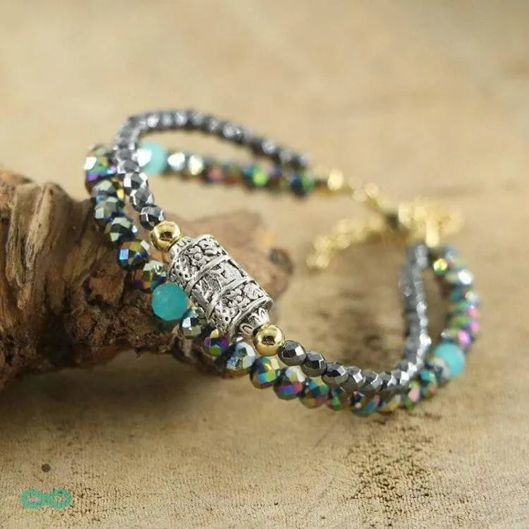 Pulsera de budista en hematites