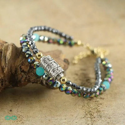 Pulsera de budista en hematites