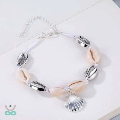 Pulsera de concha de cauri