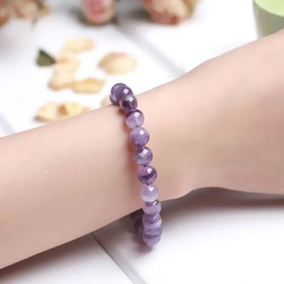 Pulsera de equilibrio con cuentas de amatista