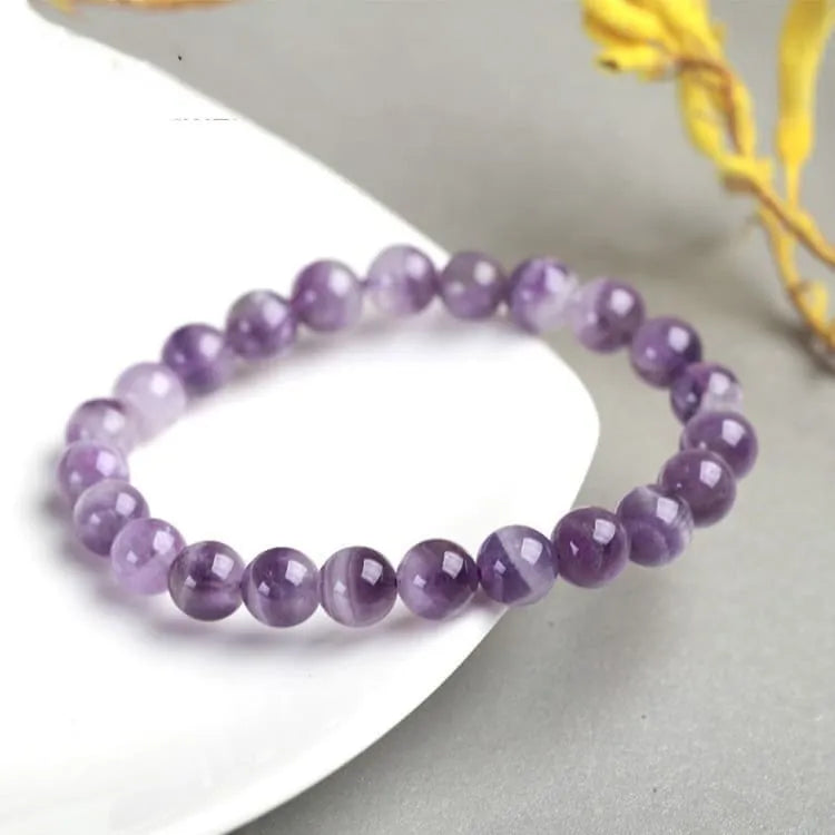 Pulsera de equilibrio con cuentas de amatista