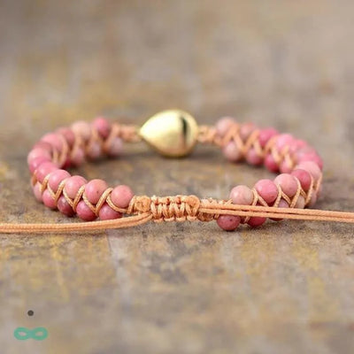 Pulsera de la Suerte en Piedra Natural – Atracción de Energía Positiva