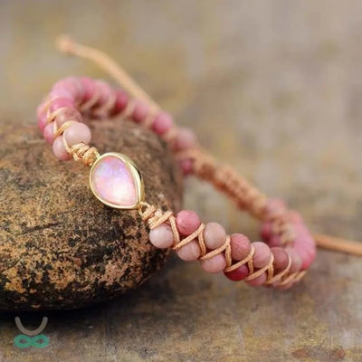 Pulsera de la Suerte en Piedra Natural – Atracción de Energía Positiva