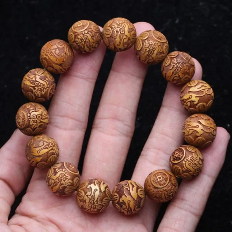 Pulsera de madera de los antepasados