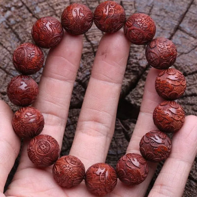 Pulsera de madera de los antepasados